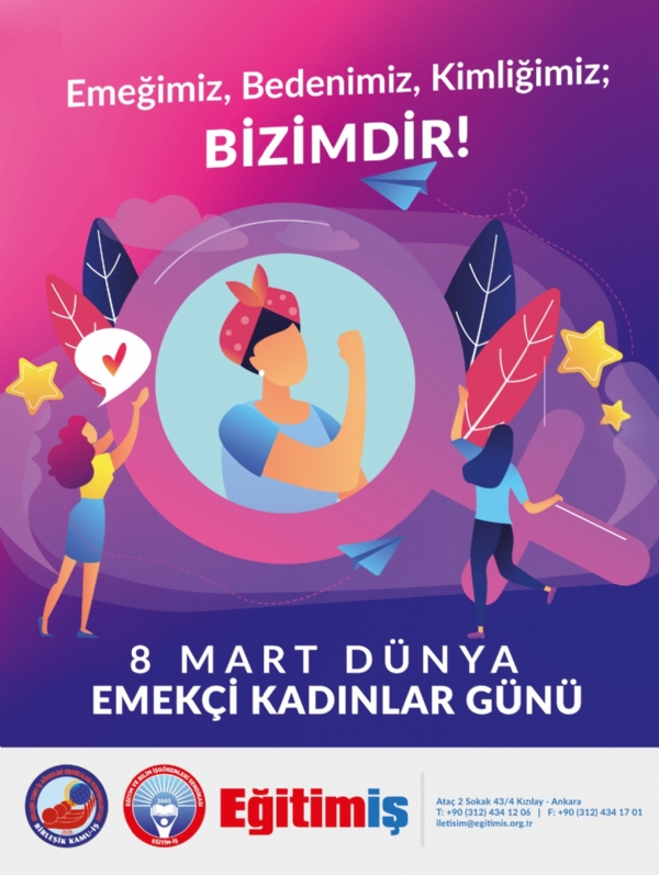 8 MART DNYA EMEK KADINLAR GN KUTLU OLSUN 