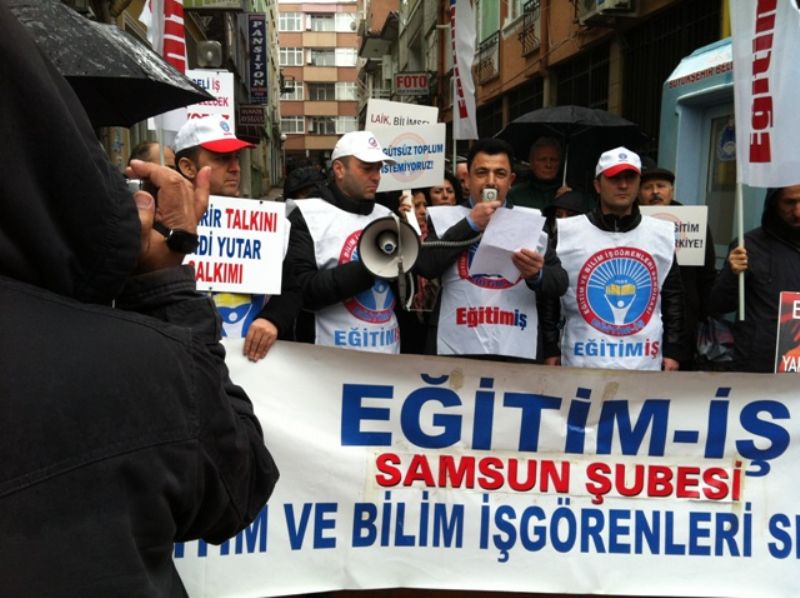 4+4+4 Dayatmasna Kar Samsun Eitim- 15-3-2012 Eylemi