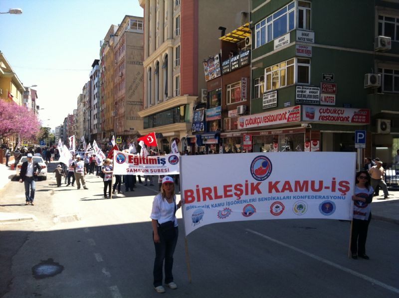 Samsun Eitim- 1 Mays'ta Alanlardayd