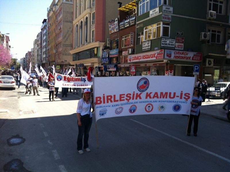 Samsun Eitim- 1 Mays'ta Alanlardayd