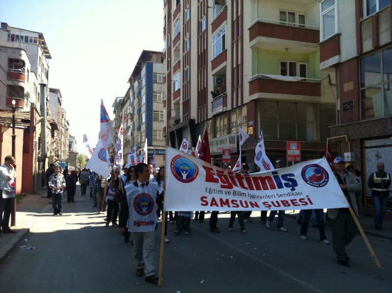 Samsun Eitim- 1 Mays'ta Alanlardayd