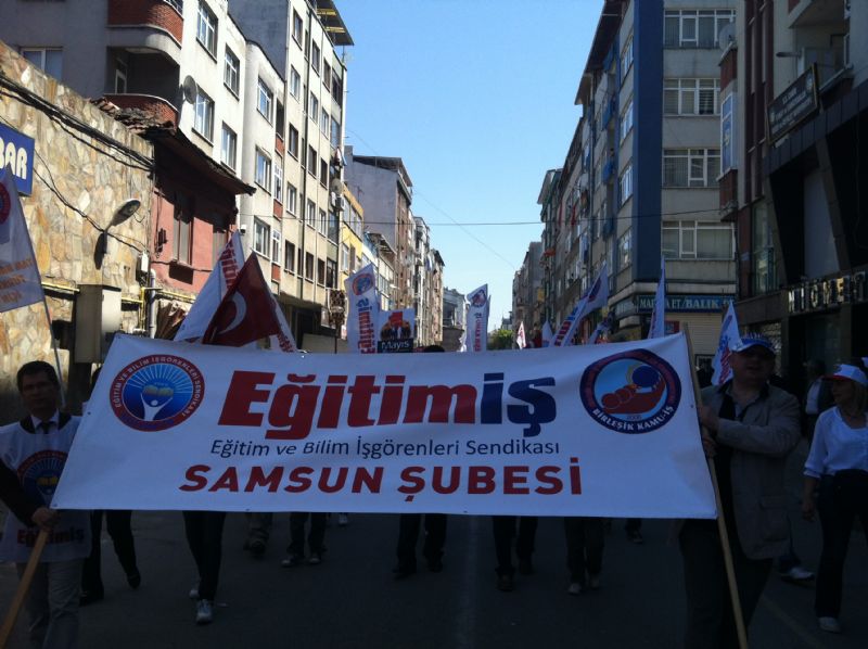 Samsun Eitim- 1 Mays'ta Alanlardayd