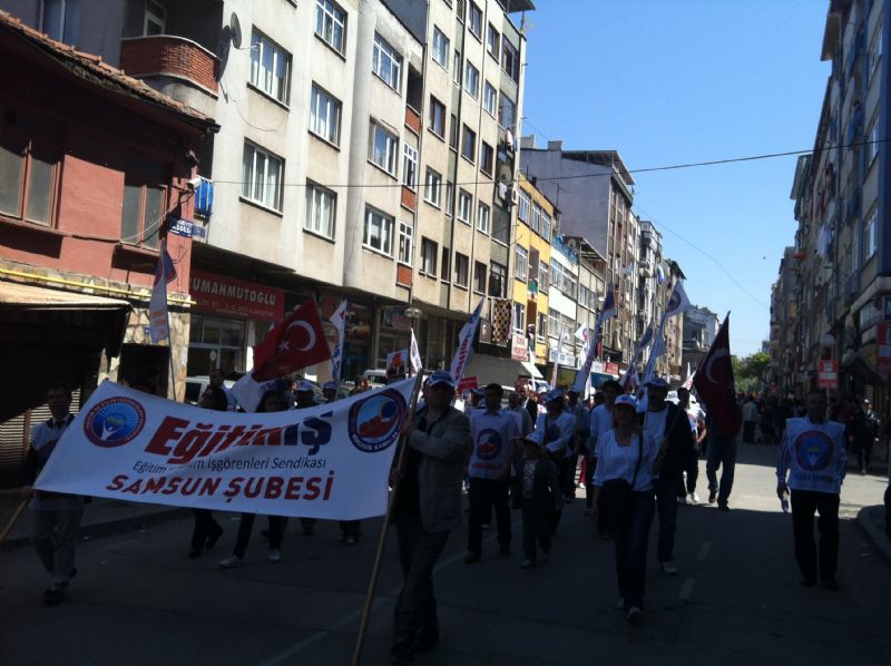 Samsun Eitim- 1 Mays'ta Alanlardayd