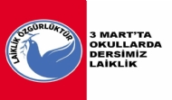 3 MART’TA OKULLARDA DERSMZ “LAKLK” OLACAK